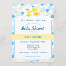 Rubber Duck Baby shower Uitnodiging