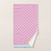 Rubber Duck Badhanddoek Set | Roze en gele Ducky Bad Handdoek (Handdoek)