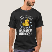 Rubber Duck Bath Toys Water Duckling T-shirt (Voorkant)
