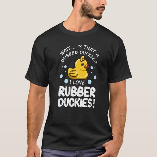 Rubber Duck Bath Toys Water Duckling T-shirt (Voorkant)