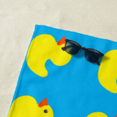 Rubber Duck Beach Towel Strandlaken (In situ)