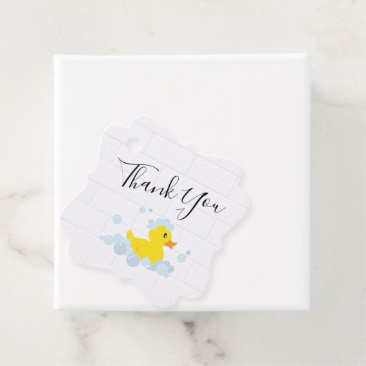 Rubber Duck Bedankjes Labels (In situ)