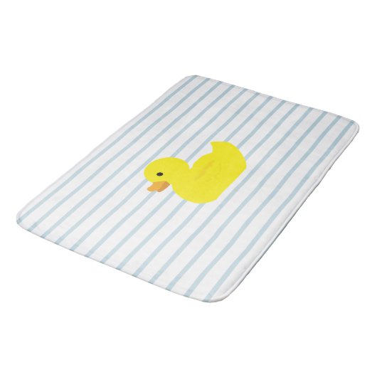 Rubber Duck Blue Stripe Badmat (Gekanteld)