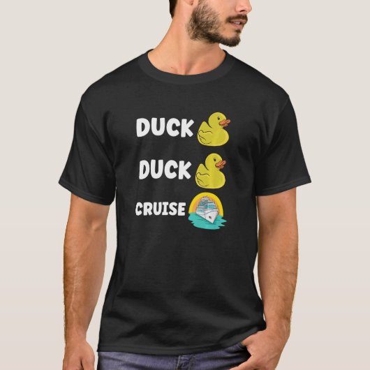 Rubber Duck Boating Boat Captain Cruise Ship Cruis T-shirt (Voorkant)