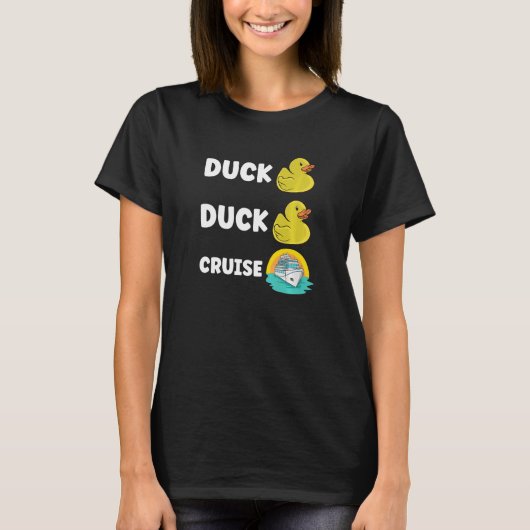 Rubber Duck Boating Boat Captain Cruise Ship Cruis T-shirt (Voorkant)