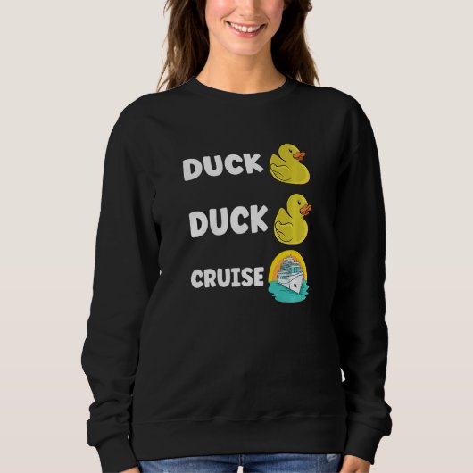 Rubber Duck Boating Boat Captain Cruise Ship Cruis Trui (Voorkant)