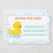 Rubber Duck Boek voor Baby Kaart (Voorkant)
