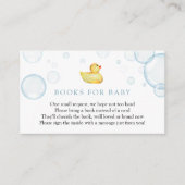Rubber Duck Boeken voor Baby insert kaart (Voorkant)
