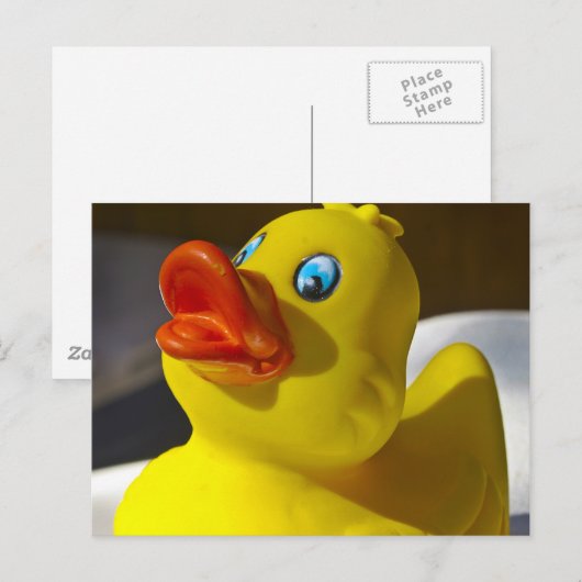 Rubber Duck Briefkaart (Voorkant / Achterkant)