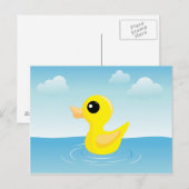 Rubber Duck Briefkaart (Voorkant / Achterkant)