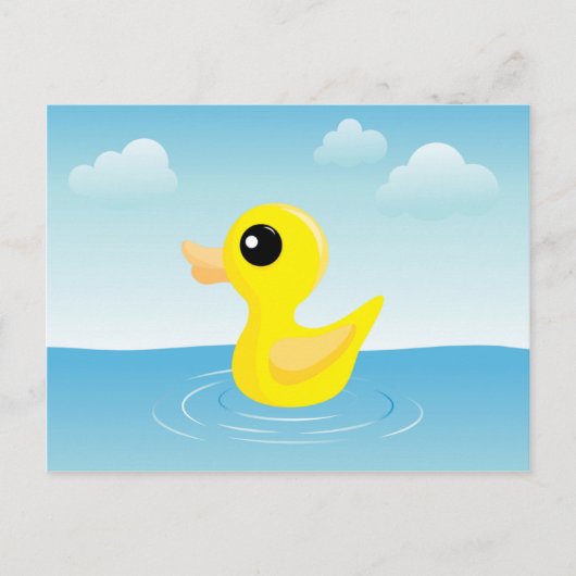 Rubber Duck Briefkaart (Voorkant)