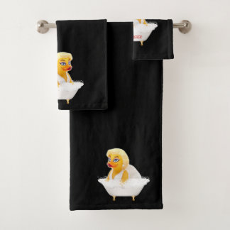 Rubber Duck Bubble Bath - Pond Bombshell Stars Bad Handdoek