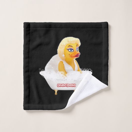 Rubber Duck Bubble Bath - Pond Bombshell Stars Bad Handdoek (Wasdoekje)