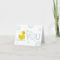 Rubber Duck Bubbles Baby shower Dank u