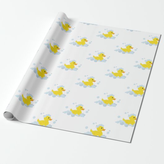 Rubber Duck Cadeaupapier (Uitgerold)