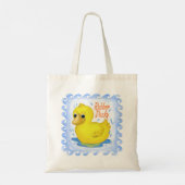Rubber Duck Canvas tas (Achterkant)