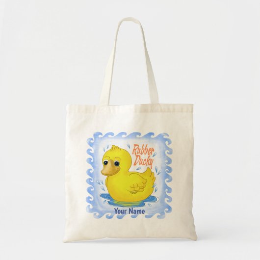 Rubber Duck Canvas tas (Voorkant)