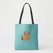 Rubber Duck Canvas tas - Speels en Leuk (Voorkant)