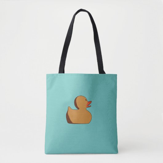 Rubber Duck Canvas tas - Speels en Leuk (Voorkant)