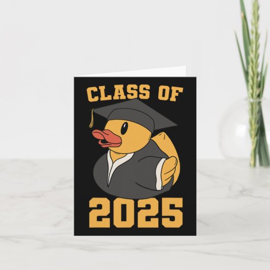 Rubber Duck CL van 2025 Senior 2025 Afstuderen Jaa Kaart (Voorkant)