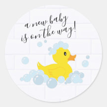 Rubber Duck Classic Ronde Sticker