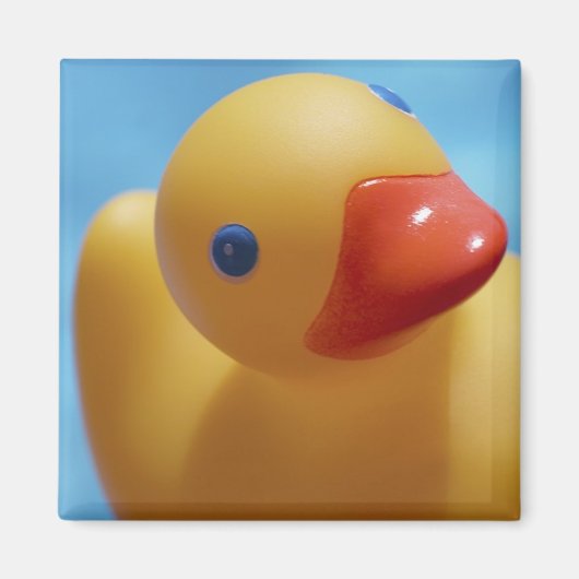 Rubber Duck Close-up Magneet (Voorkant)
