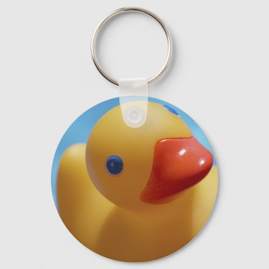 Rubber Duck Close-up Sleutelhanger (Voorkant)