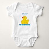 Rubber Duck Custom Baby Bodysuit (Voorkant)