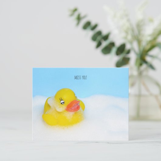 Rubber Duck Custom Briefkaart (Staand voorkant)