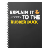 Rubber duck debugger Coder Software Engineering Notitieboek (Voorkant)