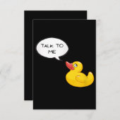 Rubber Duck Debugging Informatiekaartje (Voorkant / Achterkant)