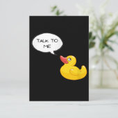 Rubber Duck Debugging Informatiekaartje (Staand voorkant)