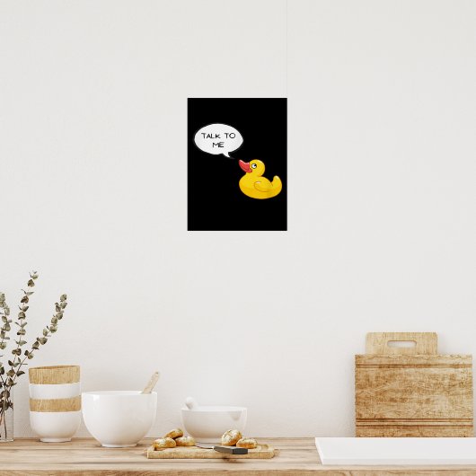 Rubber Duck Debugging Poster (Keuken)
