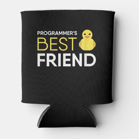 Rubber Duck Debugging Programmers Beste Vriend Blikjeskoeler (Voorkant)