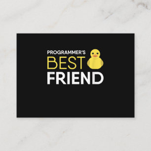 Rubber Duck Debugging Programmers Beste Vriend Informatiekaartje