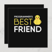 Rubber Duck Debugging Programmers Beste Vriend Kaart (Voorkant / Achterkant)