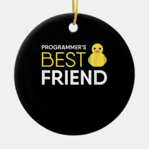 Rubber Duck Debugging Programmers Beste Vriend Keramisch Ornament