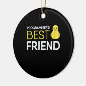 Rubber Duck Debugging Programmers Beste Vriend Keramisch Ornament (Links)