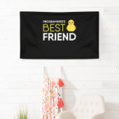 Rubber Duck Debugging Programmers Beste Vriend Spandoek (Insitu)