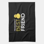 Rubber Duck Debugging Programmers Beste Vriend Theedoek (Verticaal)