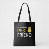 Rubber Duck Debugging Programmers Beste Vriend Tote Bag (Voorkant)