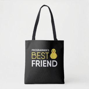 Rubber Duck Debugging Programmers Beste Vriend Tote Bag