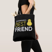 Rubber Duck Debugging Programmers Beste Vriend Tote Bag (Dichtbij)