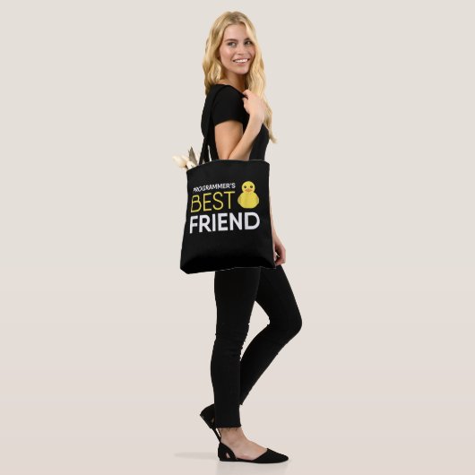 Rubber Duck Debugging Programmers Beste Vriend Tote Bag (Op model)