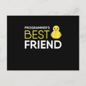 Rubber Duck Debugging Programmers Beste Vriend Uitnodiging Briefkaart (Voorkant)