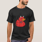 Rubber Duck Devil Rubber Duckie Halloween Kostuum T-shirt (Voorkant)