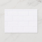 Rubber Duck Diaper Raffle Informatiekaartje (Achterkant)