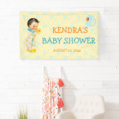 Rubber Duck Ducky Bubbles Geslacht Neutraal Geel Spandoek (Insitu)