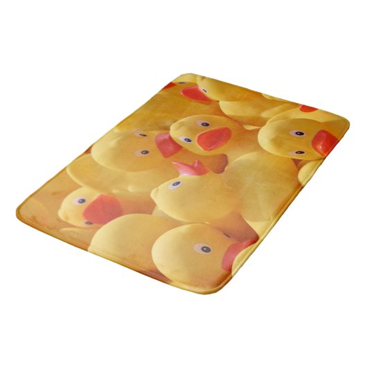 Rubber Duck Ducky Ducks Fun Bath Mat (Gekanteld)