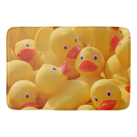 Rubber Duck Ducky Ducks Fun Bath Mat (Voorkant)